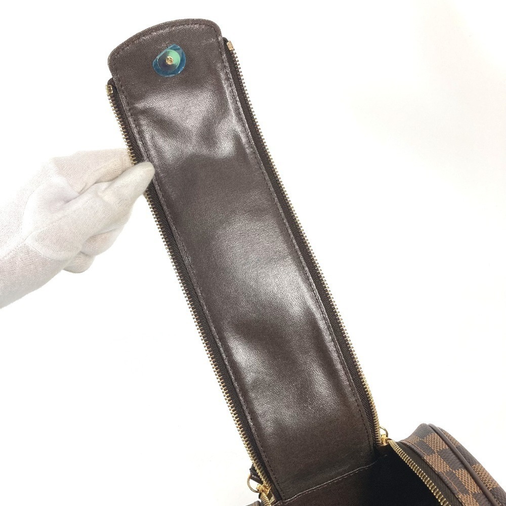 LOUIS VUITTON Authentic Brown Damier Canvas Pouch - Picture 8 of 16